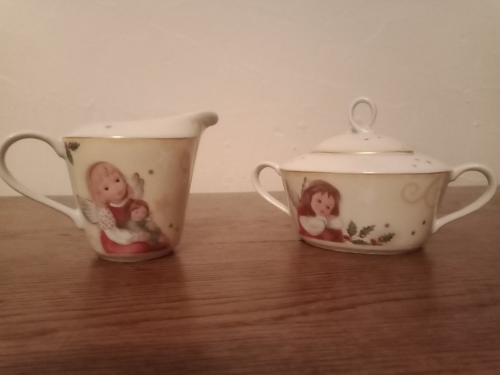 Goebel - 牛奶壶 (2) - 瓷 - 一套牛奶壶和糖罐 #4.3