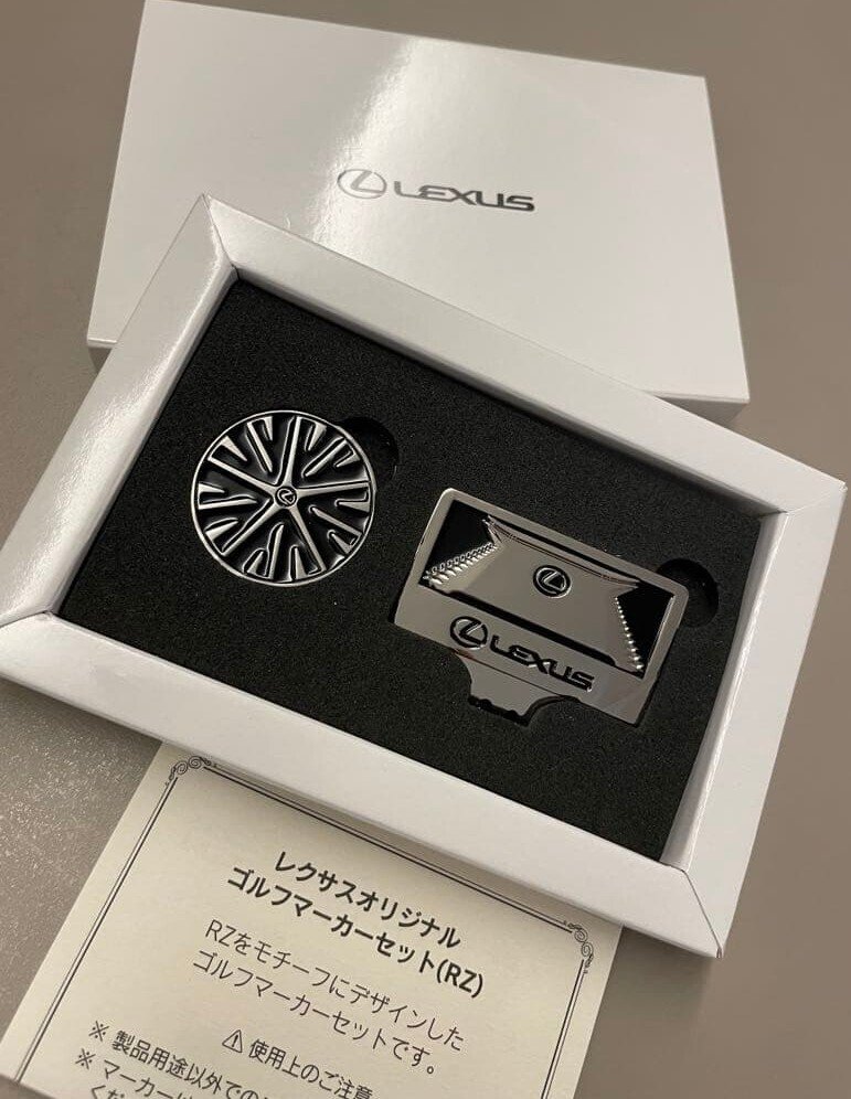 Lexus — Original Golf Marker Accessory Set (RZ Design), Silver Finish,  #1.0