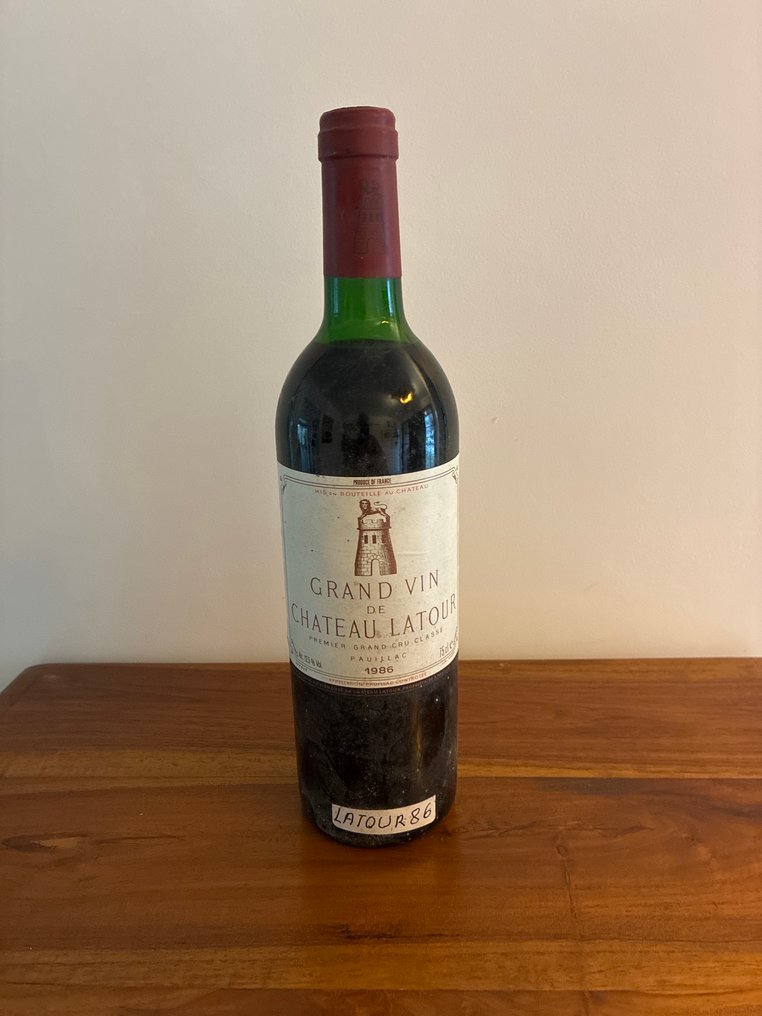 1986 Chateau Latour - Pauillac 1er Grand Cru Classé - 1 Bottle (0.75L) #1.0