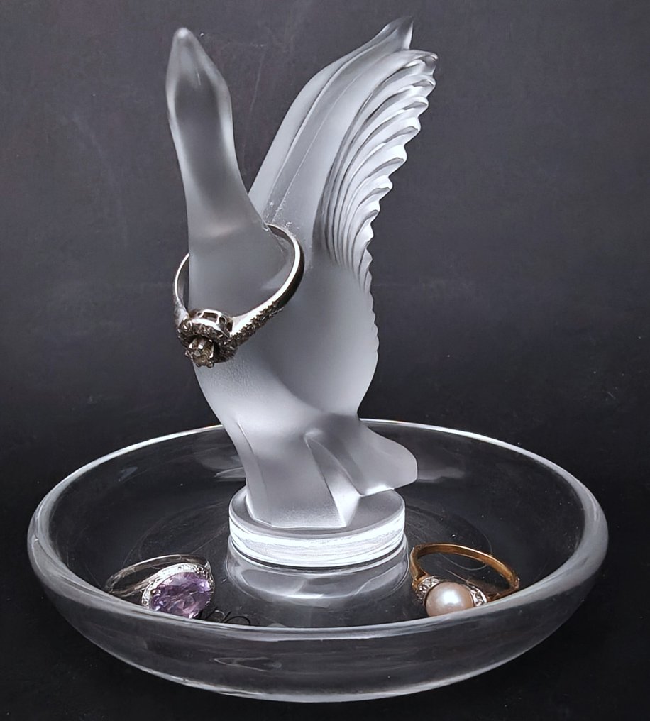 Lalique - Κουτί κοσμημάτων - ''Colombe'' - Κρύσταλλο - Baguier #4.3