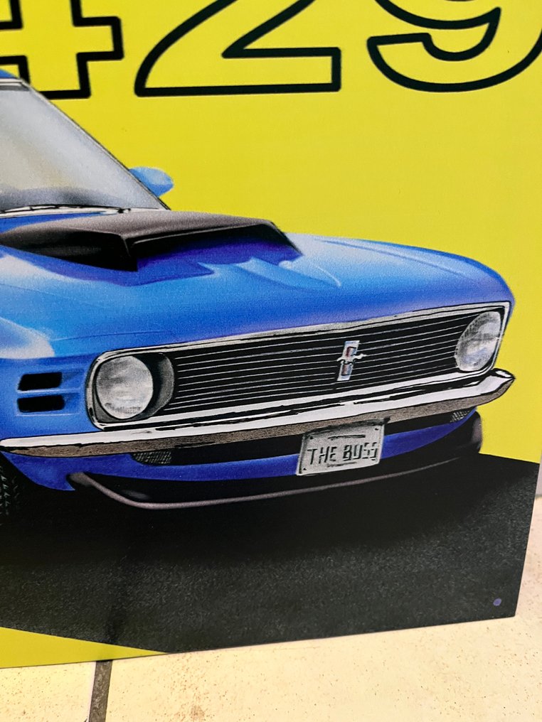 Ford Motor Company - Mustang, Meet the New BOSS 429 - Advertising sign - Boss 429 - Metal #3.2