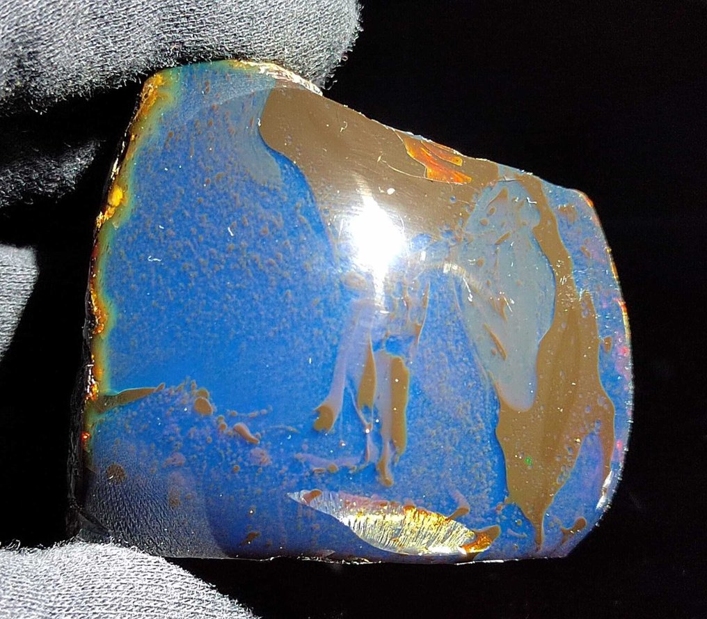 Blue Amber-High Quality AAA 410 cts- 82 g #1.0