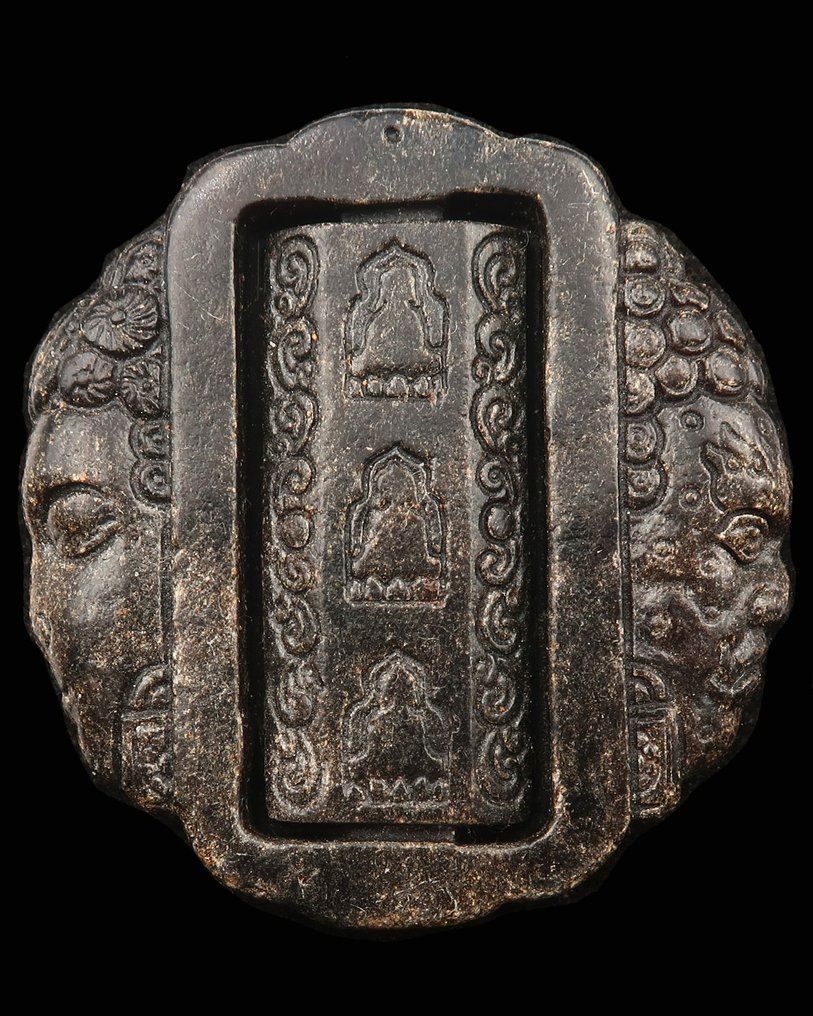 Amuleto del Doppio Buddha, Custode della Pace & della Furia: Protezione e Saggezza - Amuleto #1.0