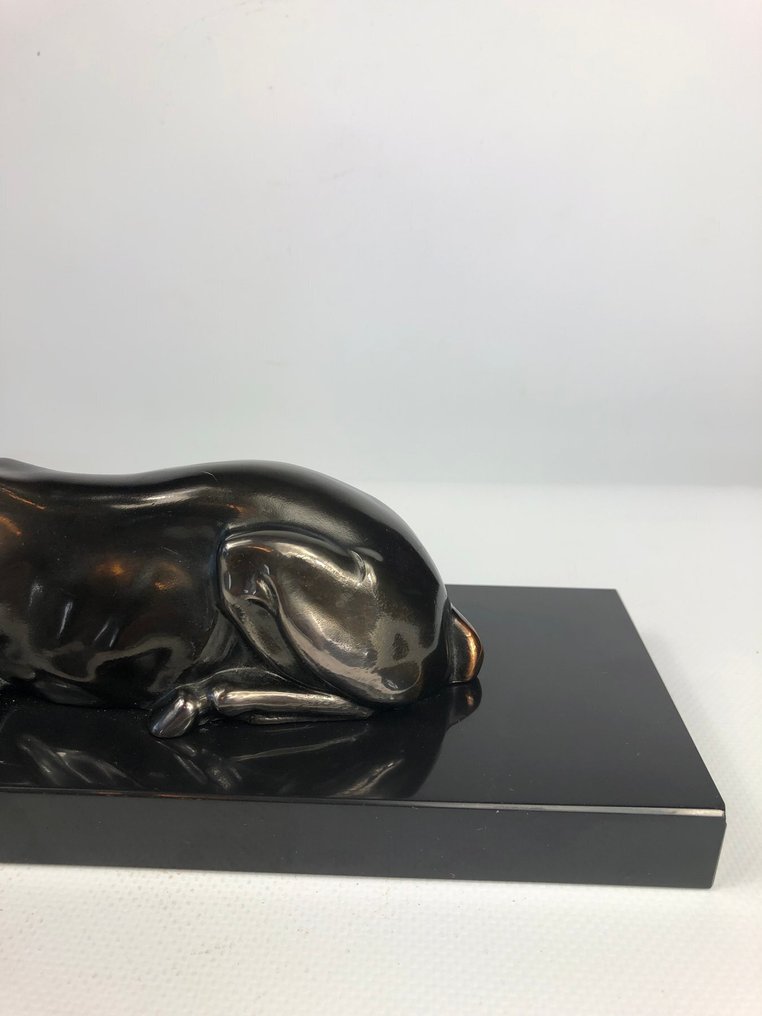 Γλυπτό, Gazelle - 18.5 cm - Μάρμαρο, Ψευδάργυρος #4.3