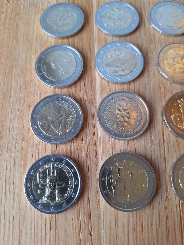 Ευρώπη. 2 Euro Various Years (15 monete)  (χωρίς τιμή ασφαλείας) #2.1