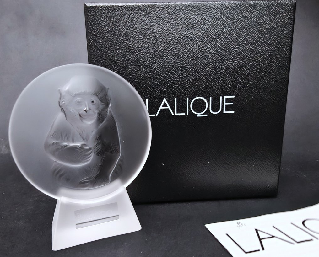 Lalique - Brevpress - « Presse-papiers Singe  » - Glas #1.0