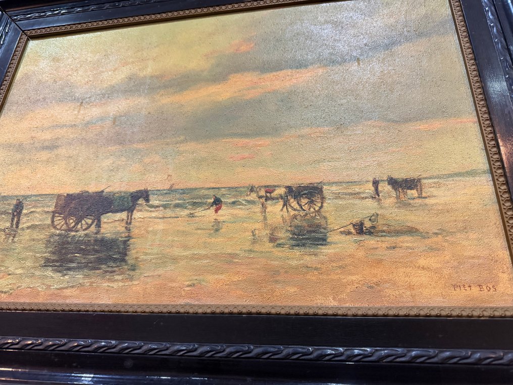 Piet Bos (1869-1945) - Ruiters in de zee #3.2