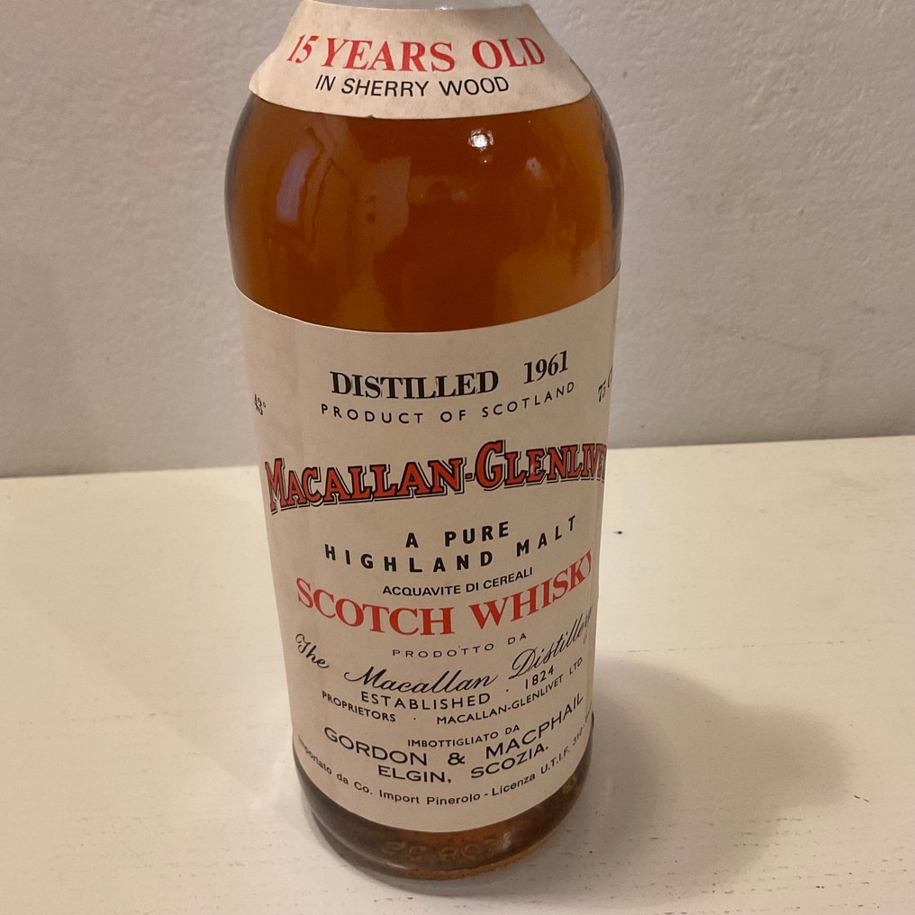 Macallan-Glenlivet 1961 15 years old - Gordon & MacPhail  - b. Anni ‘70 - 75cl #1.0