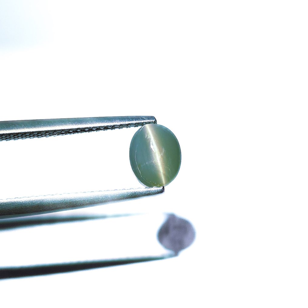 紫翠玉, 猫眼石／金绿宝石  - 1.68 ct - 国际宝石研究院（IGI） - ColorChang Alex Cat's Eye #3.2