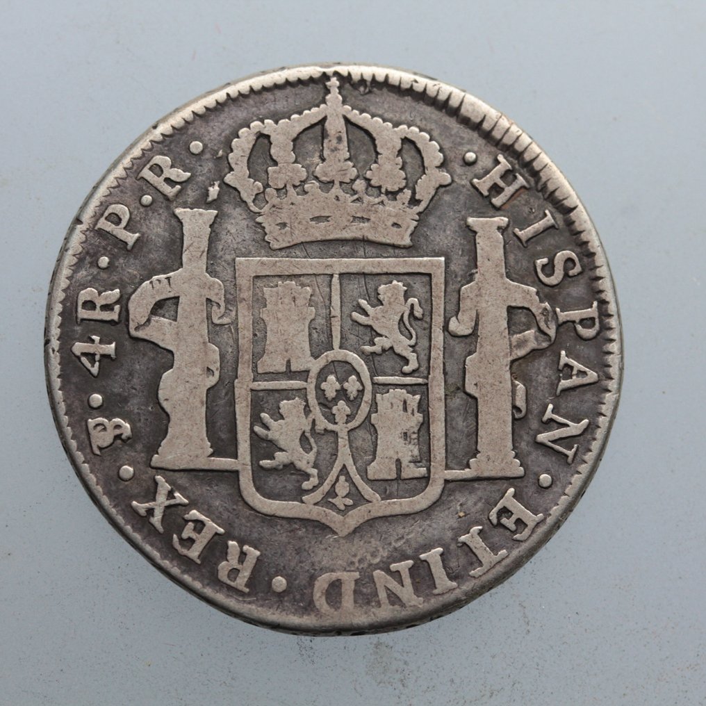 西班牙. 卡洛斯三世. 4 Reales 1780 Potosí  (没有保留价) #1.0