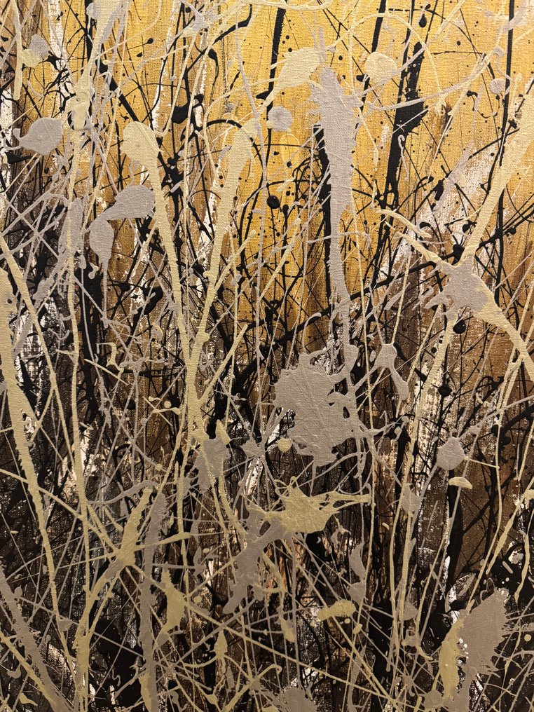 art studio | BRŪT - Abstract N° 2551.5 - XL - 'GoldFields I’ #3.2