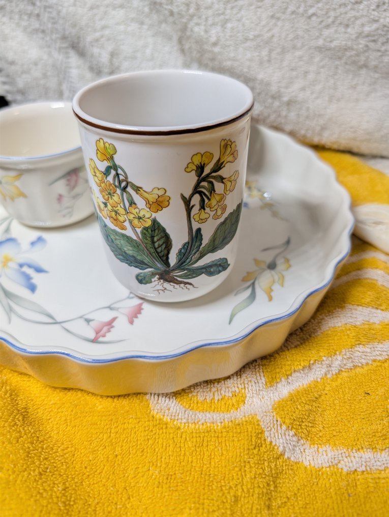 Villeroy & Boch - Tarjotin (6) - Botanica - Riviera - Posliini - Komplementaarinen joukko V&B #3.2