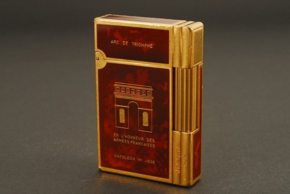 S.T. Dupont - Line 2 - 打火機 - 鍍金, 漆 #1.0