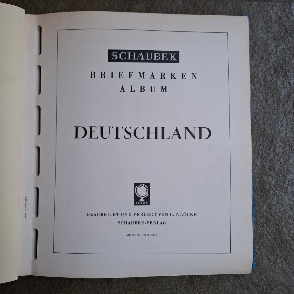 德國 1872/1945 - 收藏，盖章（部分重复，也有未使用/新邮），装在厚的Schaubek集邮簿中。 #3.2