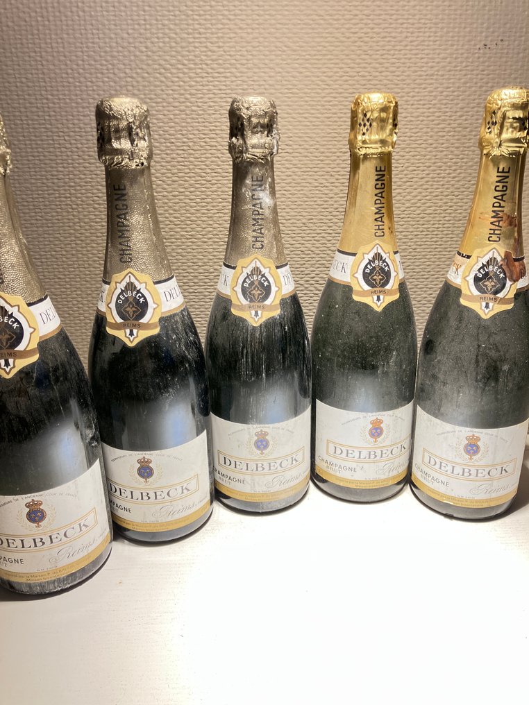 Delbeck, Champagne - Reims Brut - 5 Flaskor (0,75L) #1.0