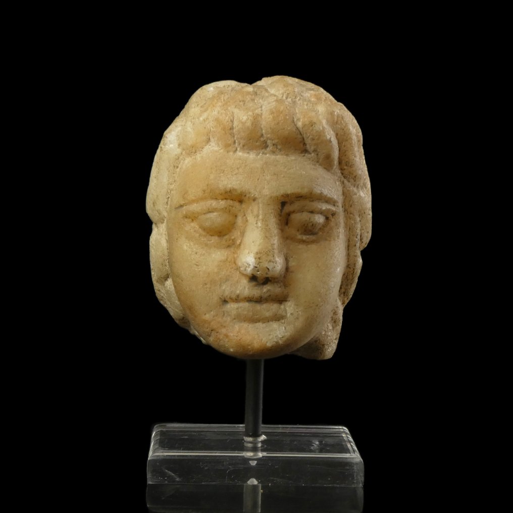 Αρχαία Ρωμαϊκή Μάρμαρο Κεφάλι του Αλεξάνδρου του Μεγάλου #2.1