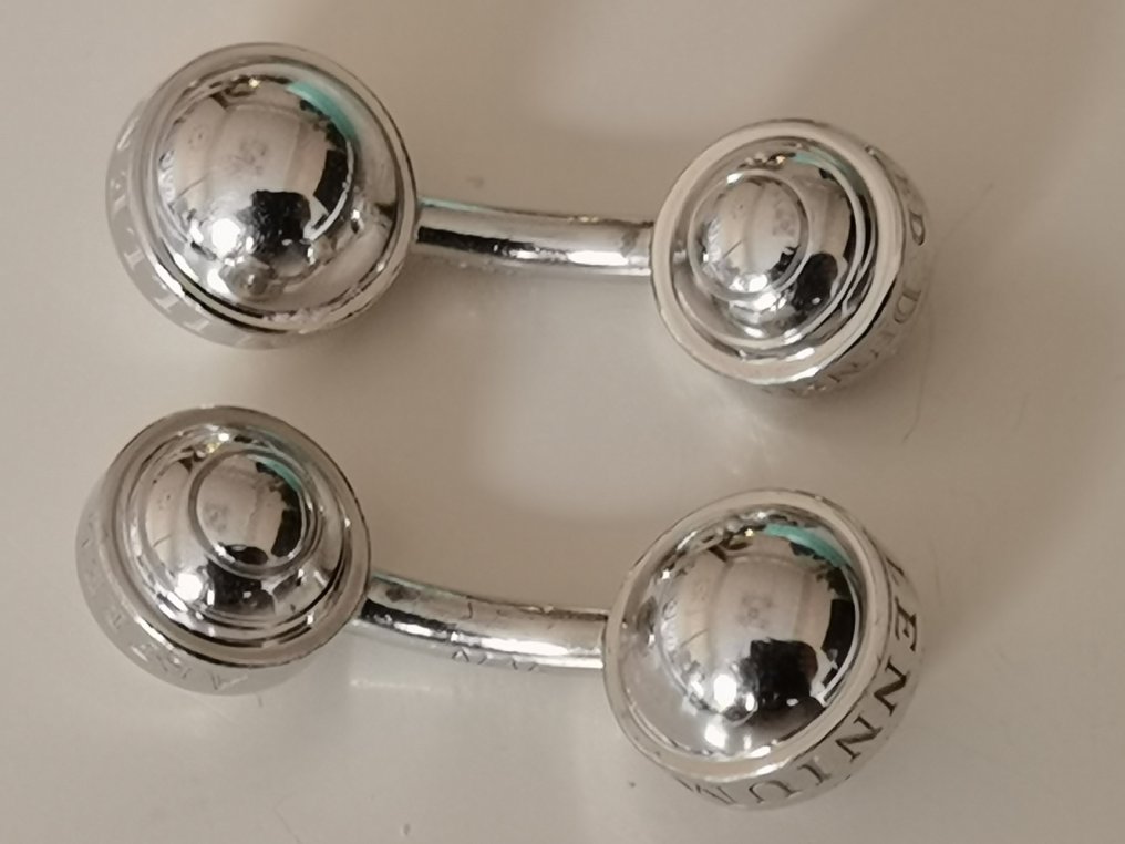 Alfred Dunhill - Srebro - Spinki #2.1