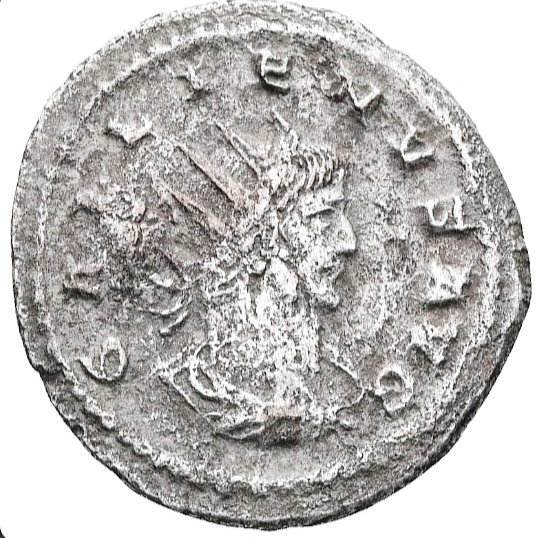 羅馬帝國. 加里恩努斯 (AD 253-268). Antoninianus AD 264-265, Antioch - She-wolf  (沒有保留價) #3.2