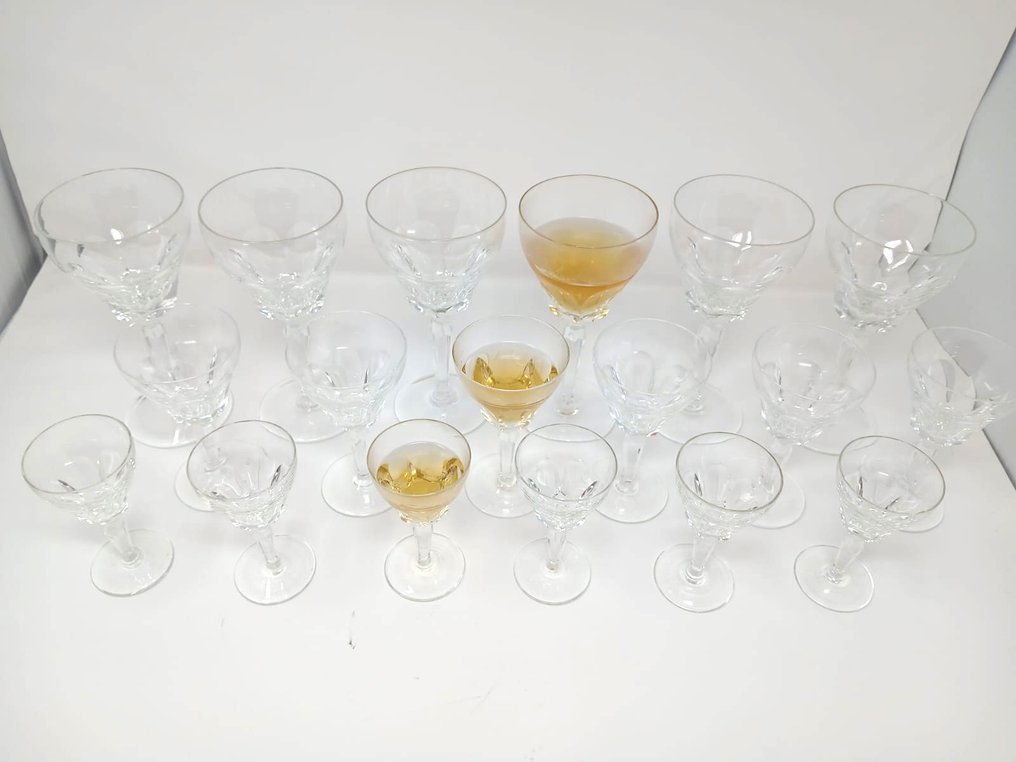 Servizio di bicchieri (18) - Cristallo - 18 pezzi #1.0