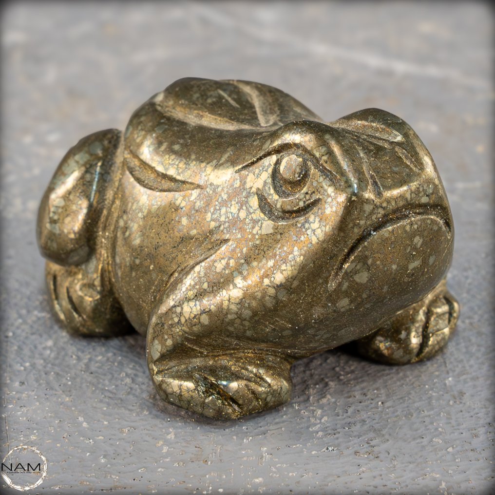 Topkwaliteit pyriet kikker- 123.85 g #1.0