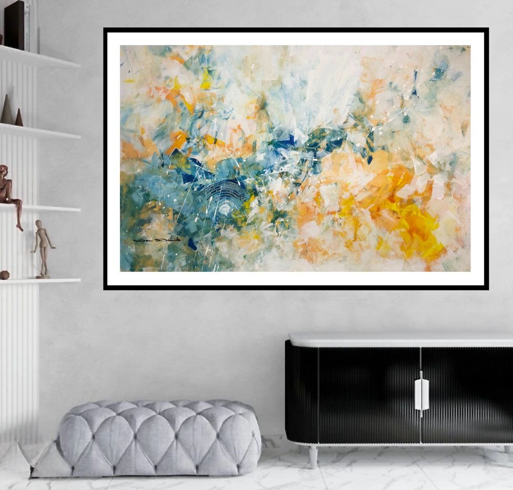 Dam Domido - Les reflets du soleil  -   150 x 95 cm #1.0