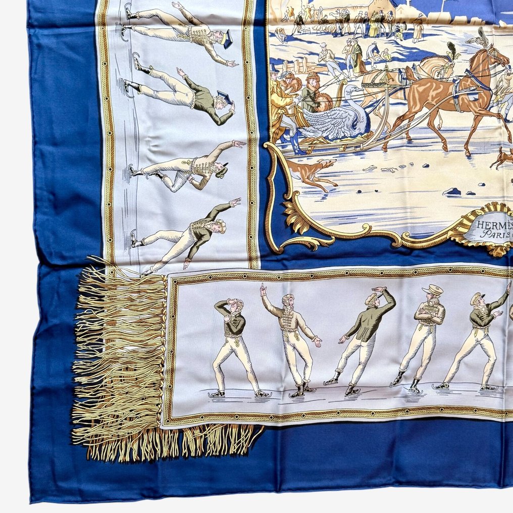 Hermès - LES PLAISIRS DU FROID - Écharpe #4.3