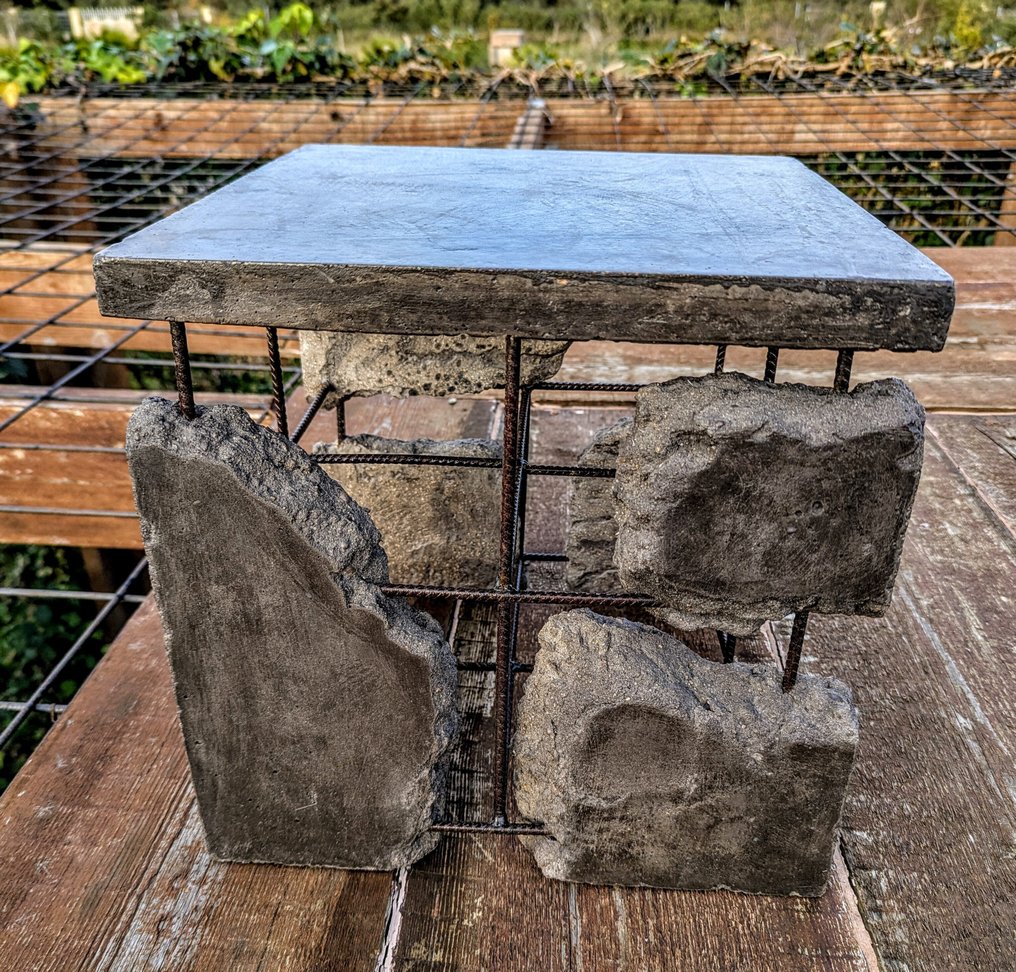 Wallavibe - D.B - 边桌 - 迷你黑色立方体桌子 - 无底价 - 雕塑家具 #2.1