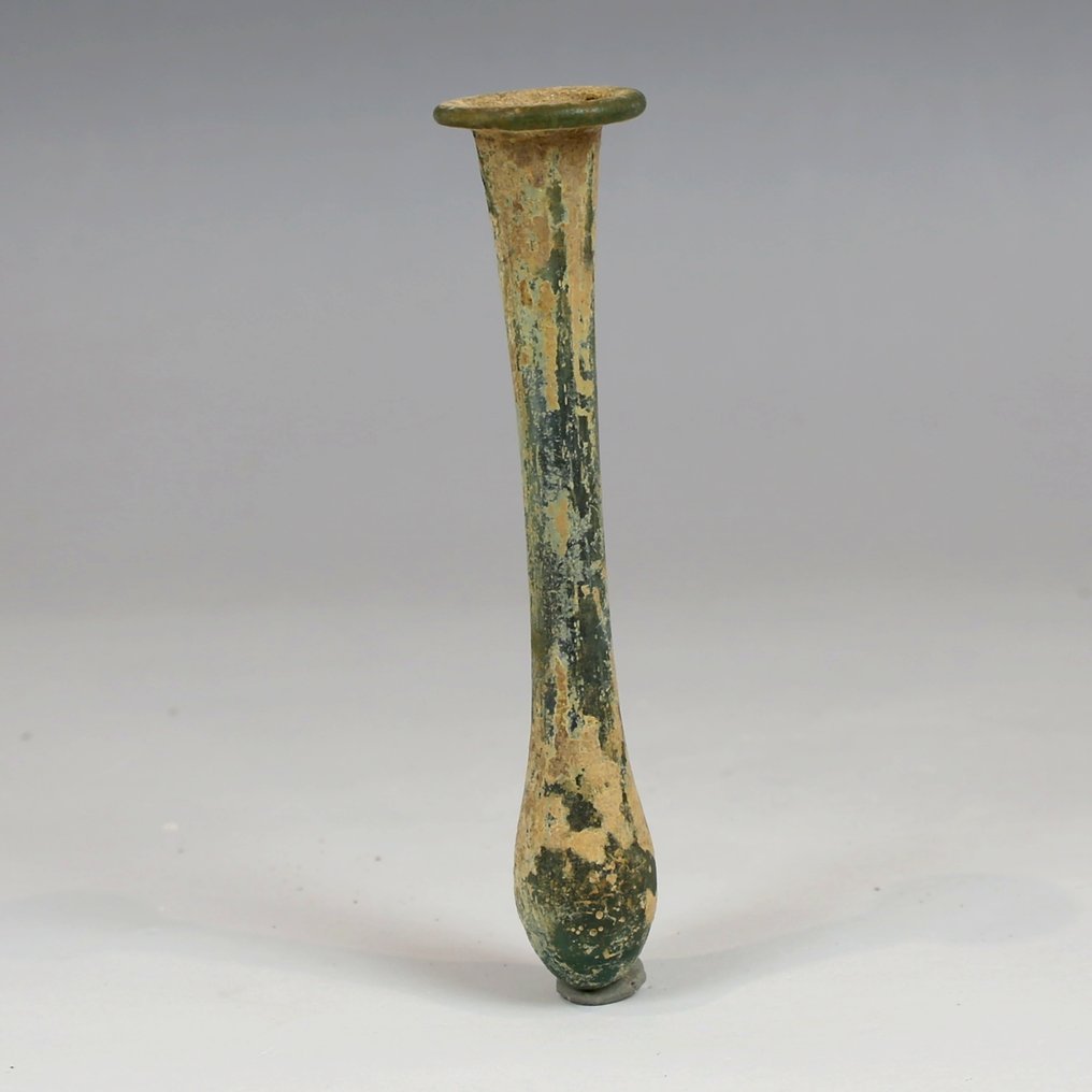 Αρχαία Ρωμαϊκή Γυαλί Flask. #1.0