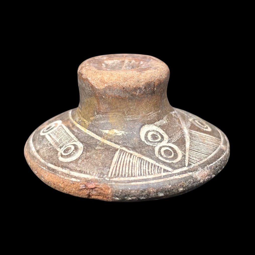 Förkolumbiansk Malacate (Azteken - Maya - Quimbaya - Inca) Terrakotta Spinsteen av malacate. - 24 mm  (Utan reservationspris) #1.0