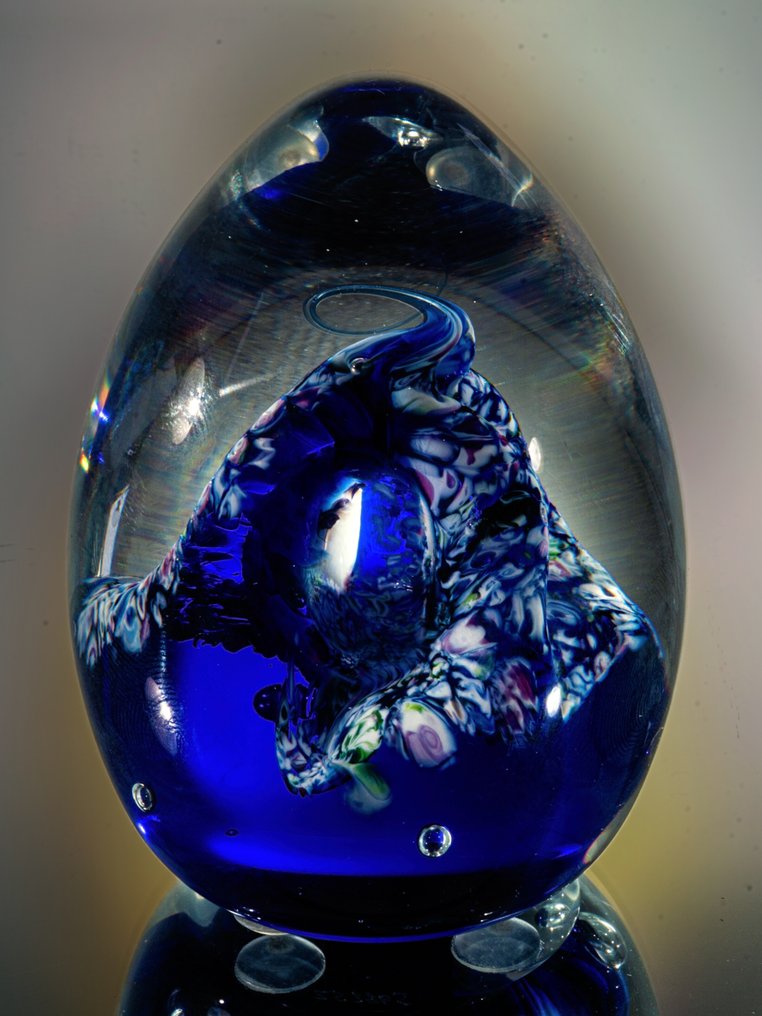 Caithness Glass - Alastair MacIntosh - 纸镇 - "Déjà-Vu" (2001) – Höhe 9,0 cm - 玻璃 #1.0