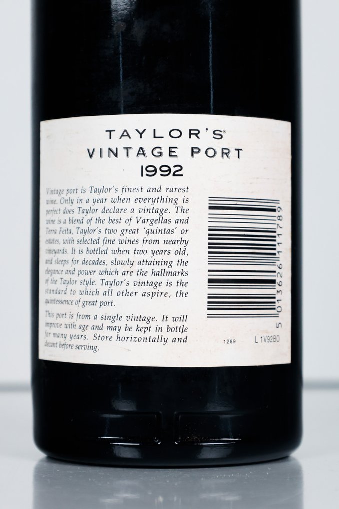 1992 Taylor's - Vintage Port - Pullotettu 1994 - Douro - 1 Pullo (0.75L) #3.2