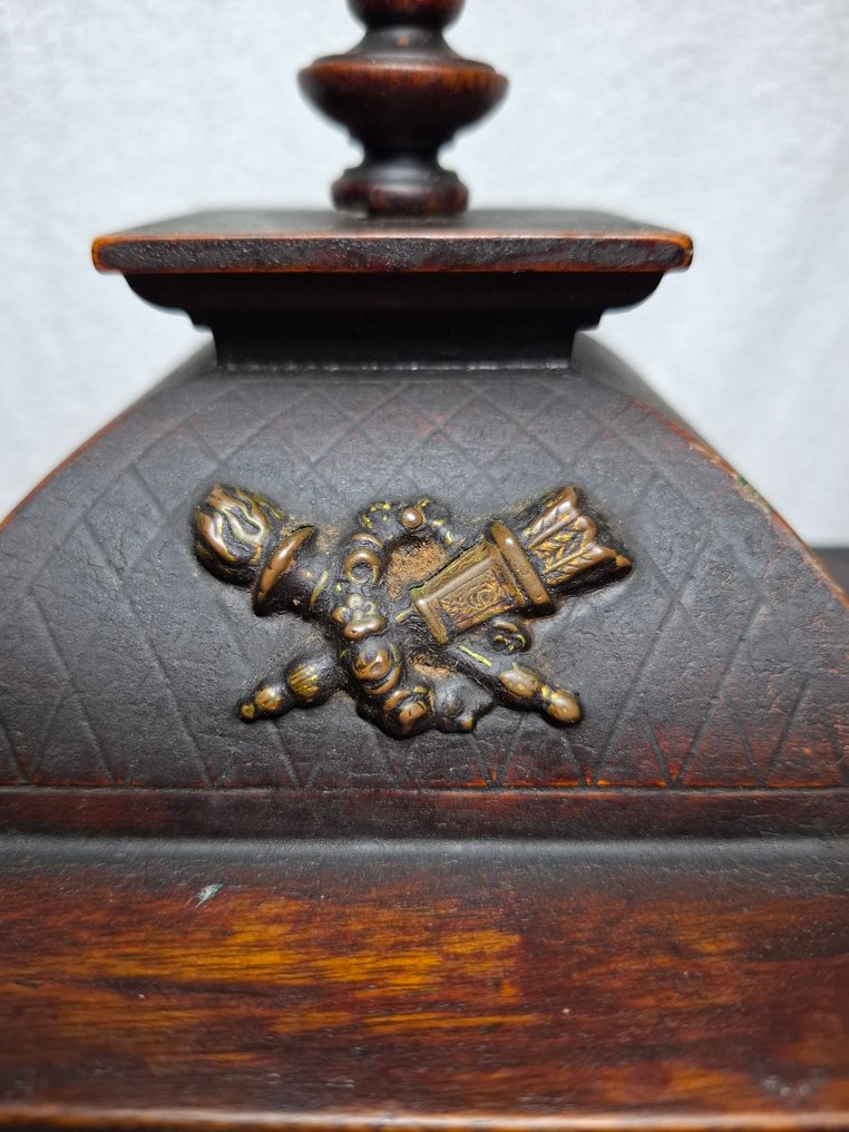 Επιτραπέζιο ρολόι - Junghans -  Vintage Ξύλο, Γυαλί, Ορείχαλκος - 1920-1930 #2.1