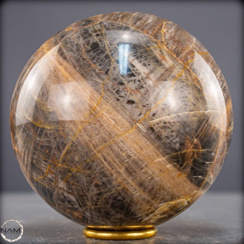 Απέραντη σφαίρα από φεγγαρόπετρα – Ένα ουράνιο παιχνίδι χρωμάτων από φως και μαγεία.- 2575.27 g #1.0