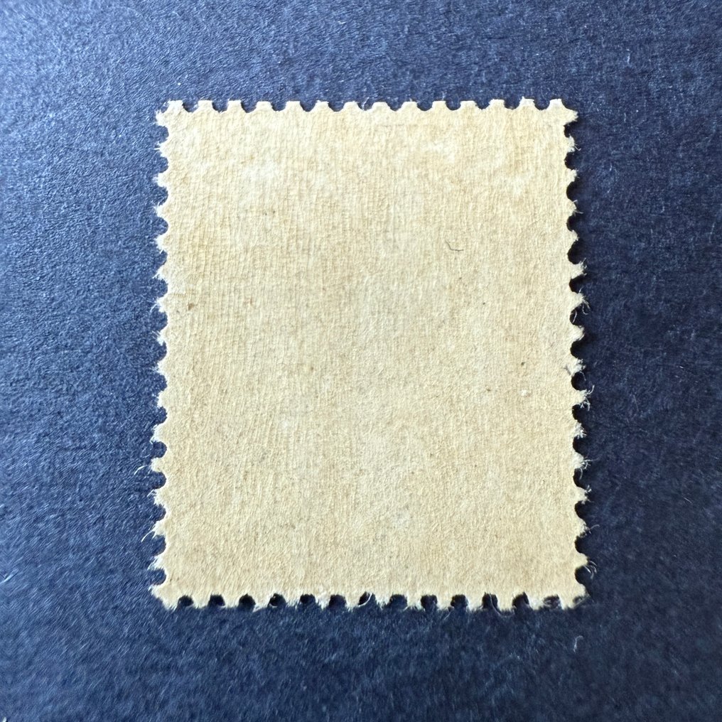 法國  - Yvert 126 "Mouchon retouché 20c brun" 居中，九成新 ** - TB #1.0