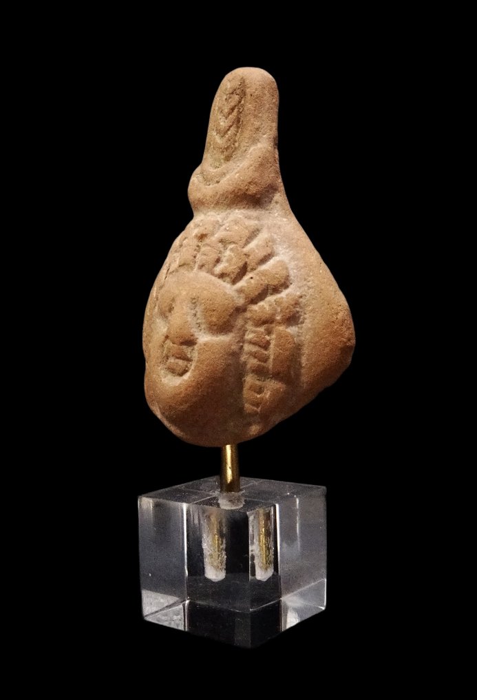 古埃及 - 陶瓷制的巨大伊希斯女神头像 - 亚历山大里亚 - 托勒密时期（公元前332/30年） #3.2