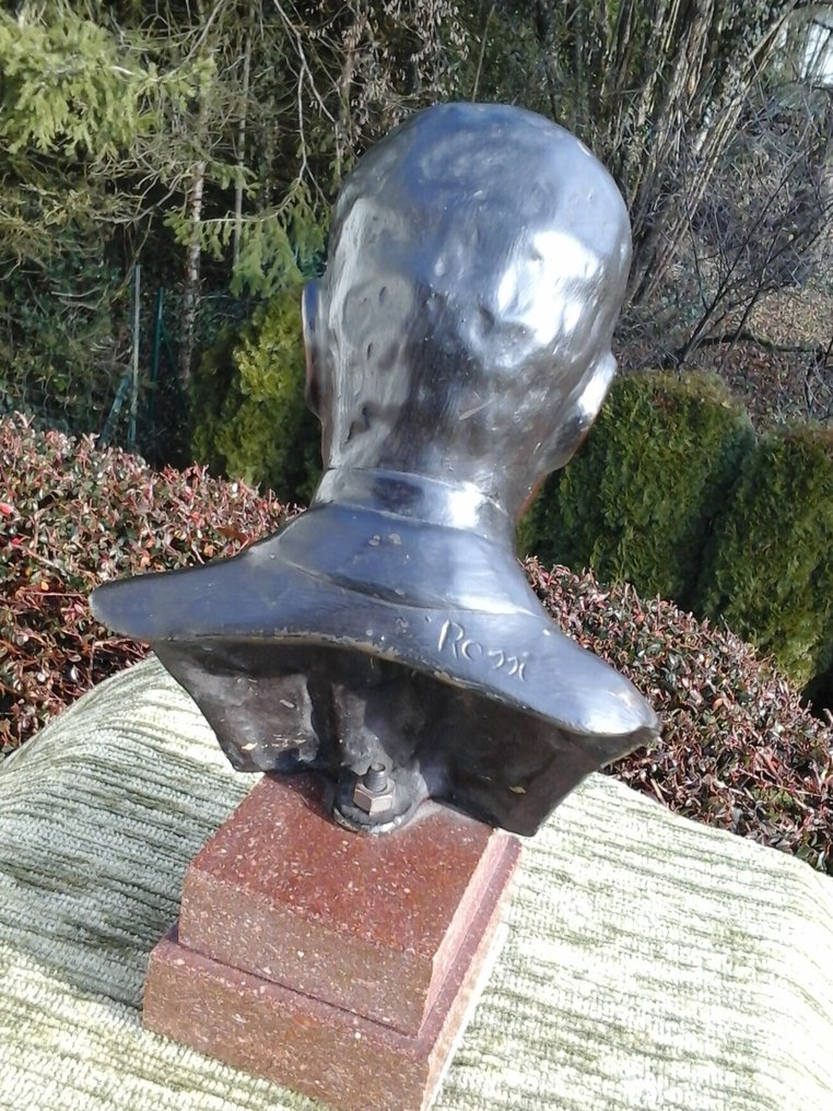 Statue, Buste - 25.5 cm - Patinierte Bronze #3.2