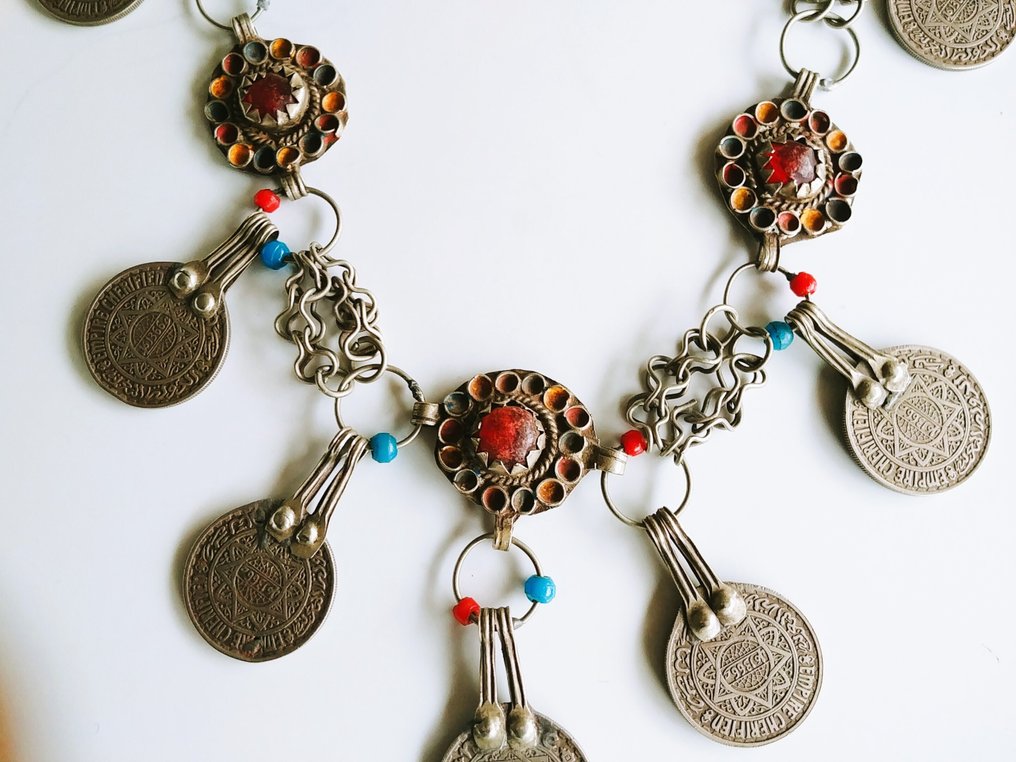 Metallo, Argento - Collana - Berbère Maroc #2.1