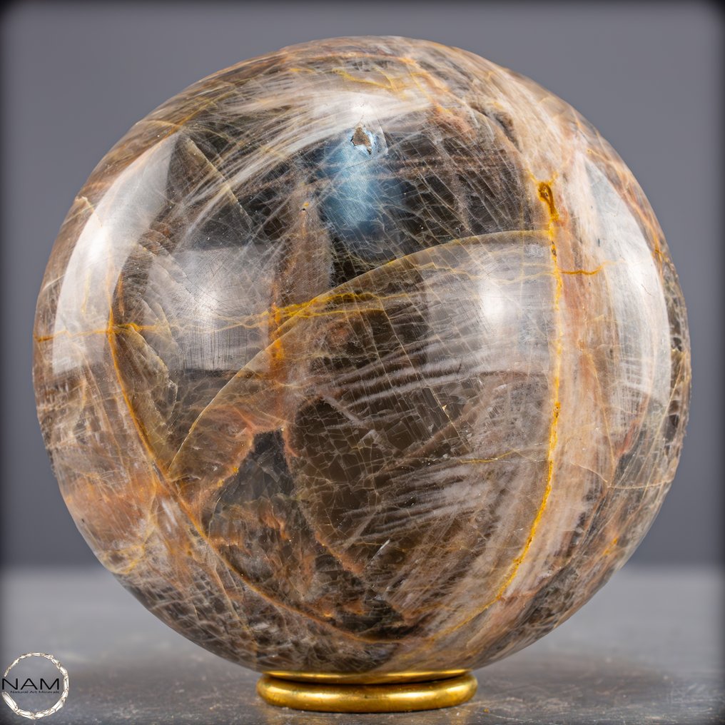 Απέραντη σφαίρα από φεγγαρόπετρα – Ένα ουράνιο παιχνίδι χρωμάτων από φως και μαγεία.- 2575.27 g #4.3