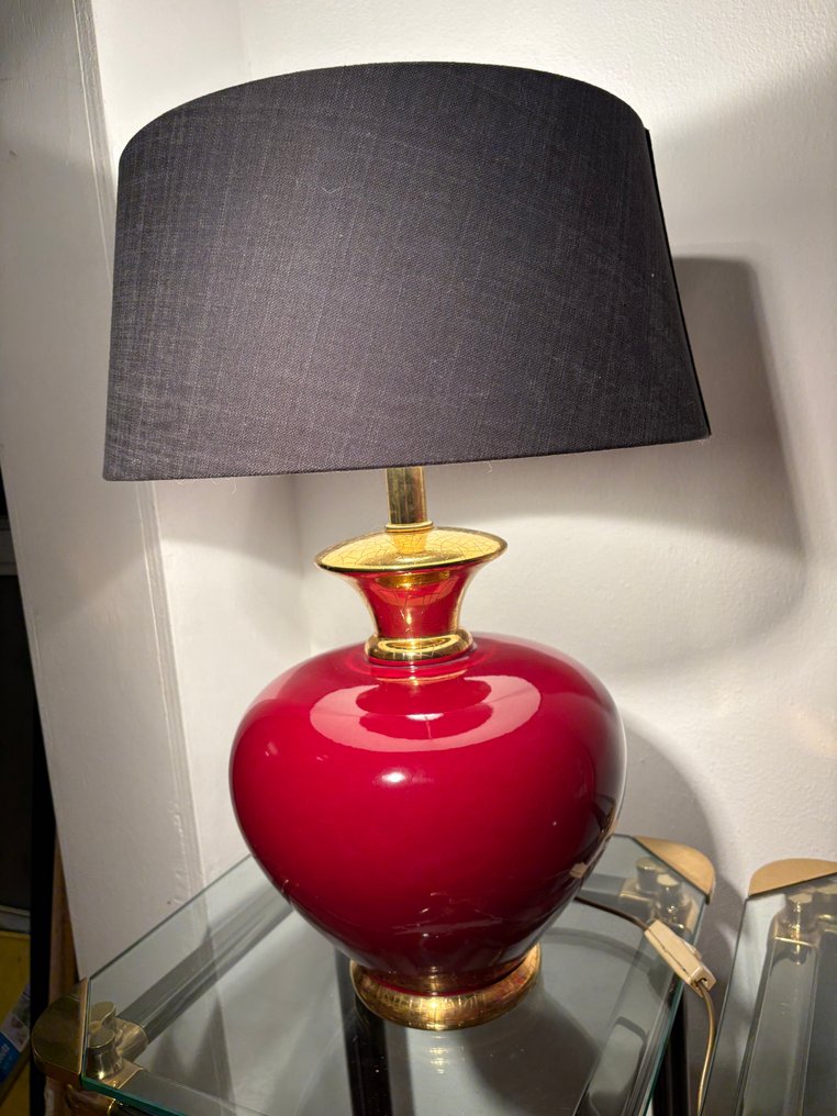 Le Dauphin - 台灯 - 瓷, 黄铜, 金镀 #4.3