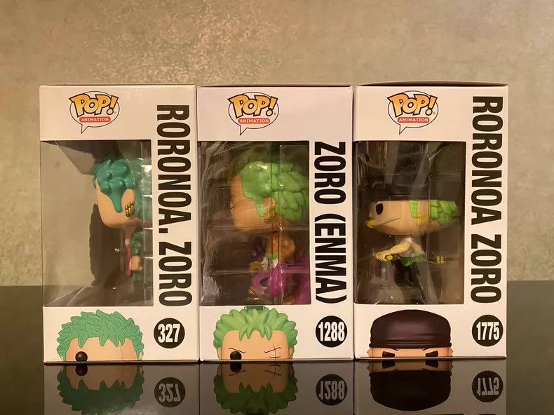 Funko - Statuetta - Funko Pop! One Piece - Roronoa Zoro (set of 3) (3) - Vinile #1.0