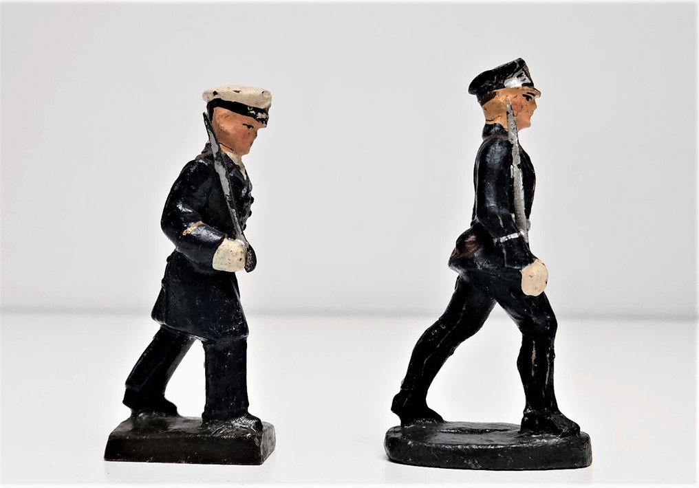 Elastolin - Toy 2 officiers de la Kriegsmarine - 1930-1940 - Germany #1.0
