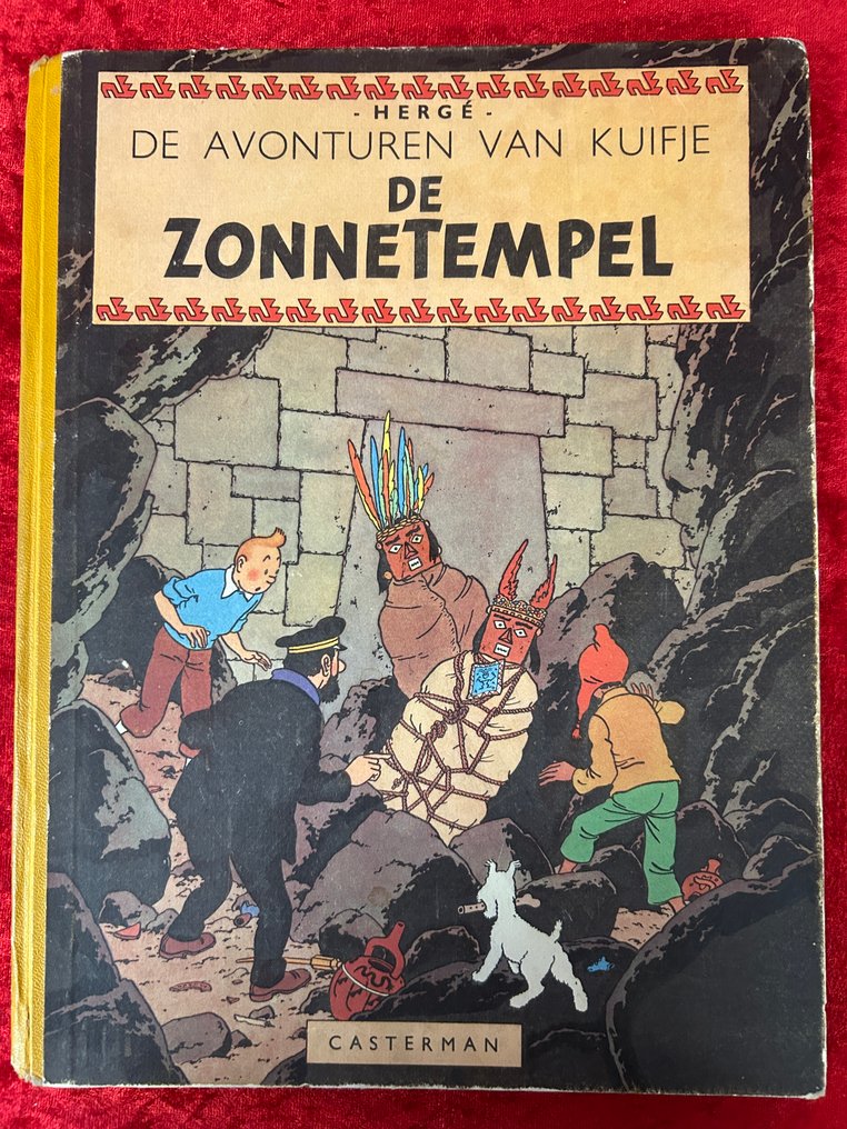 Kuifje 14 - De Zonnetempel - A49 - 1 Album - EO - 1949 #1.0