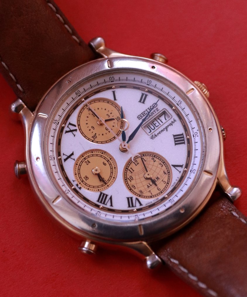 Seiko - Seiko Chronograph age of discovery 7T39 7A00 - 7A39 7A00 - Άνδρες - 1993 #4.3
