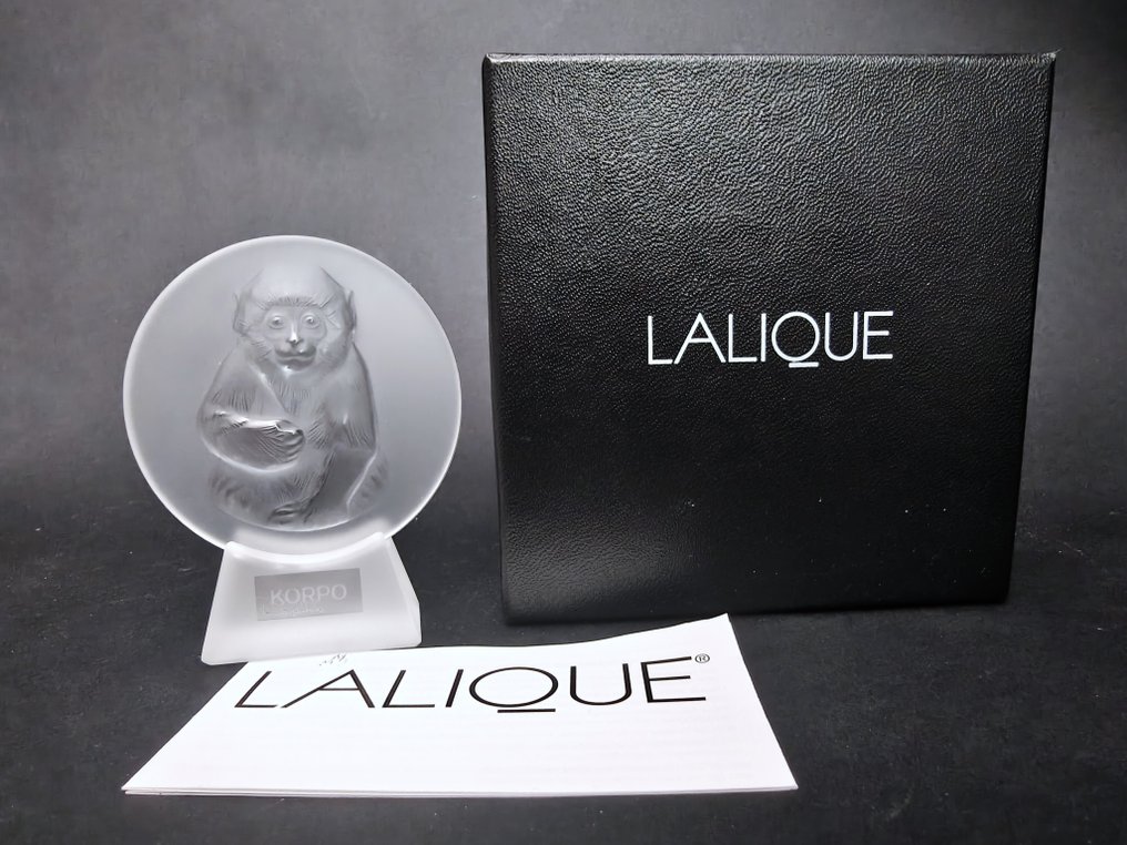 Lalique - Brevpress - « Presse-papiers Singe  » - Glas #1.0