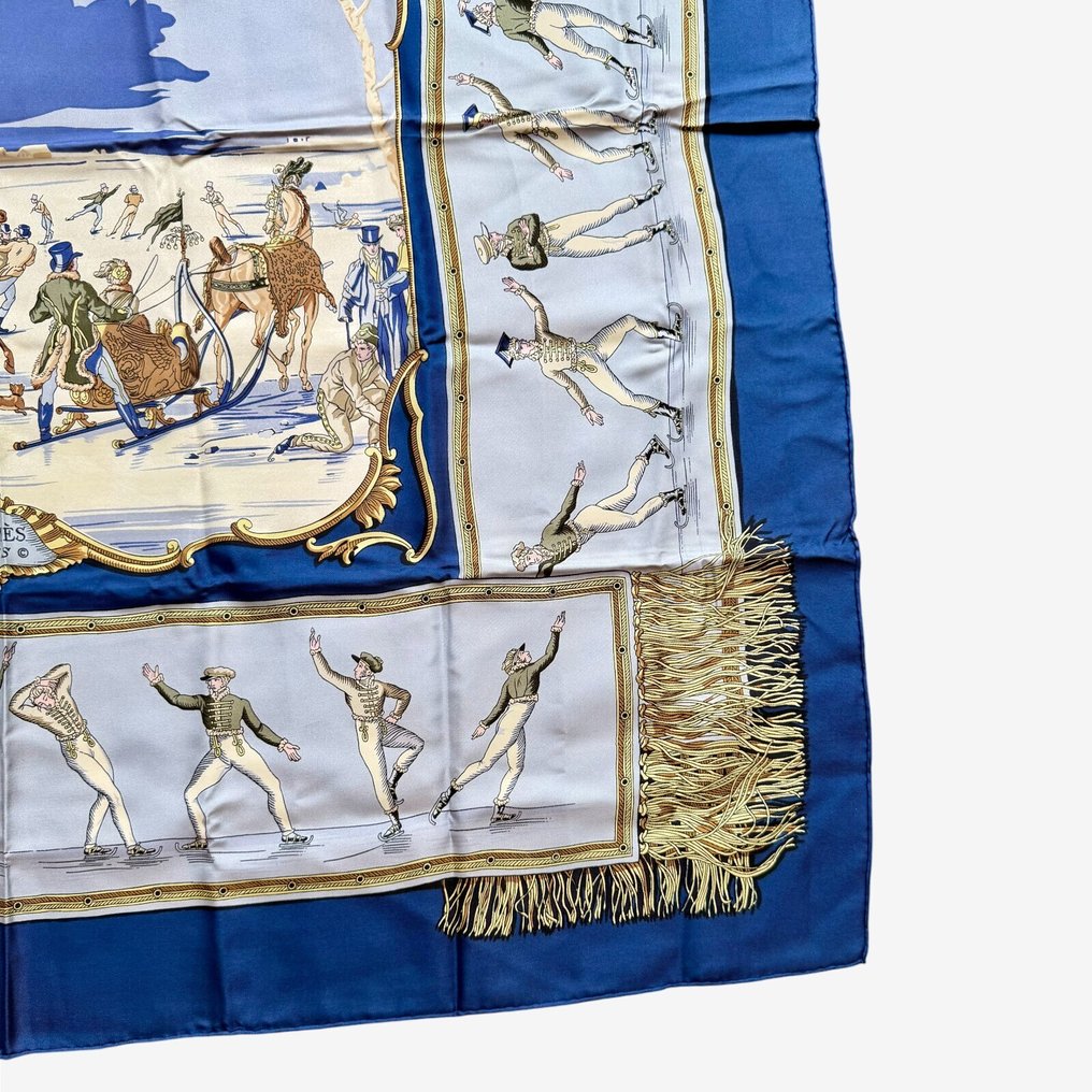 Hermès - LES PLAISIRS DU FROID - Écharpe #2.1