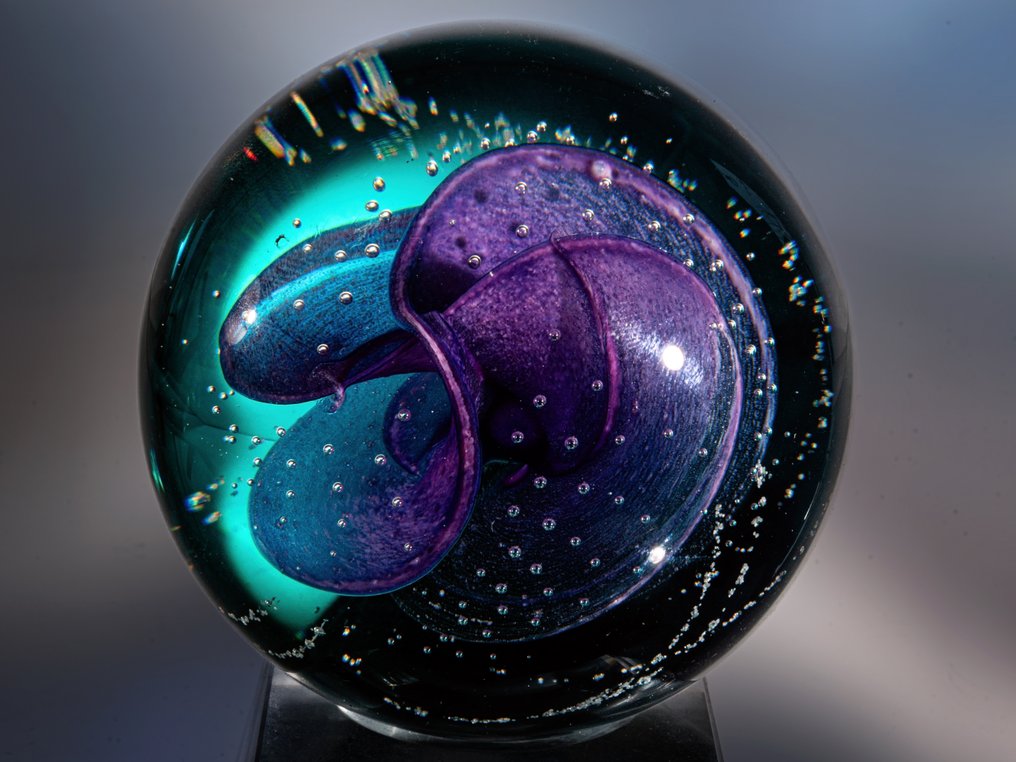 Caithness Glass - Colin Terris - 纸镇 - "Vogue" (Ltd. Edition 1997) - Ø 7,8 cm - 玻璃 #1.0