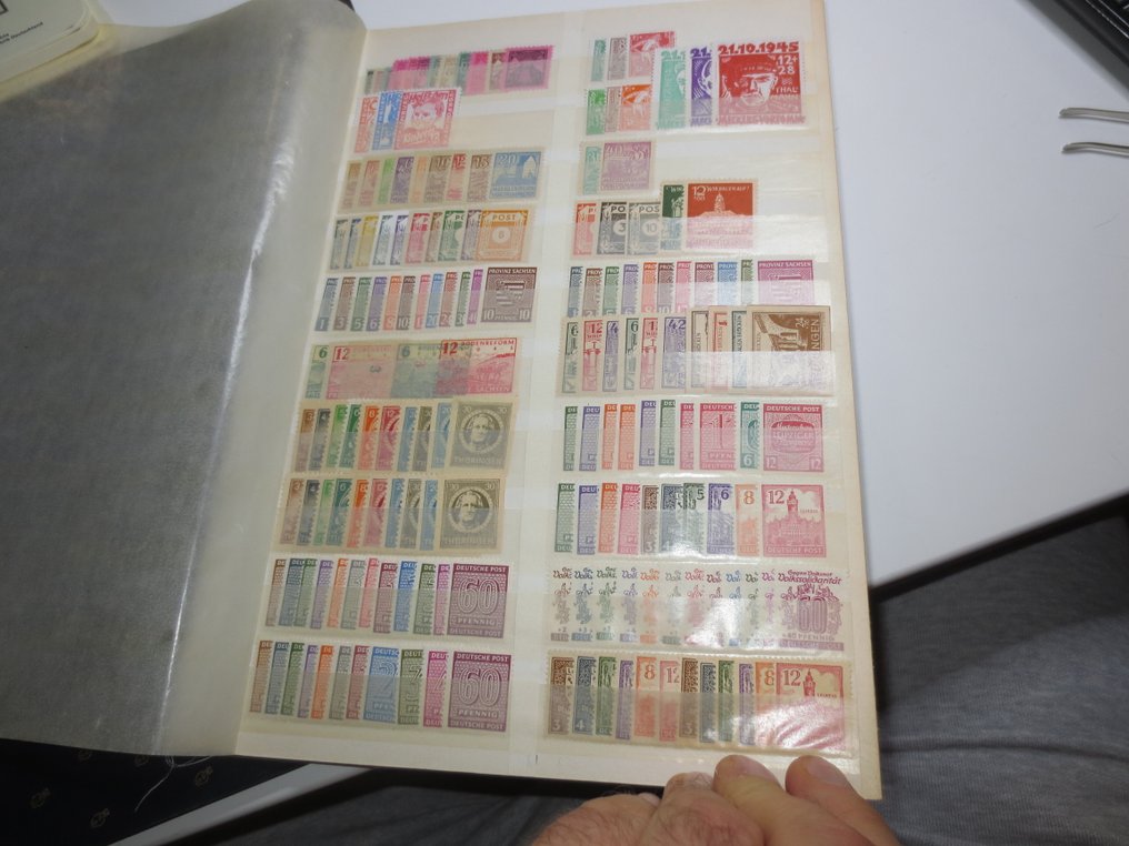 Συμμαχική Κατοχή - Γερμανία (Σοβιετική ζώνη) 1945/1949 - Πολύ καλή η συλλογή μετά την κυκλοφορία, με σχεδόν ολοκληρωμένη την περιοχή Mecklenburg. #1.0