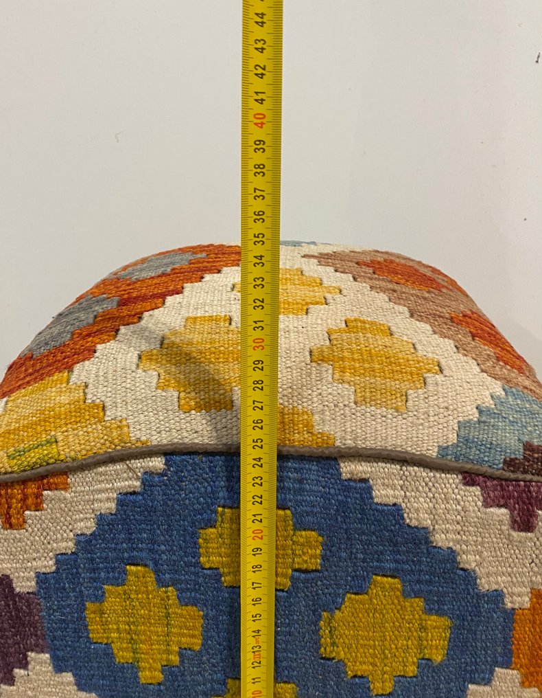 Kelim Poef (Unused/New) - Carpet - 34 cm - 34 cm #4.3