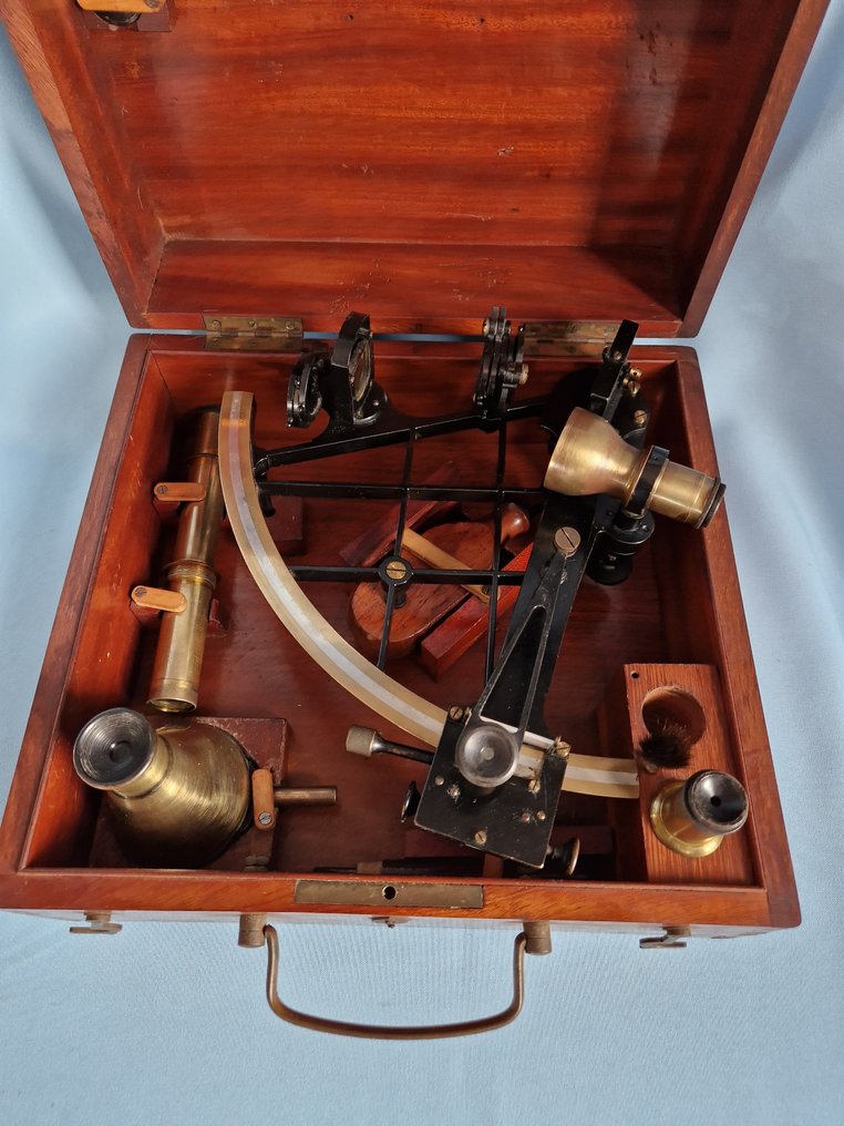 Sekstant - Messing, Glass, Tre #2.1