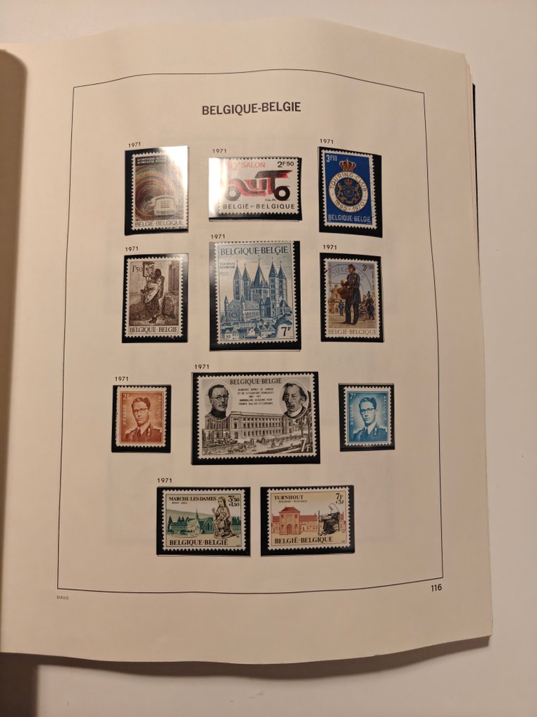 比利時 1970/1994 - 比利时 Davo Album II #3.2